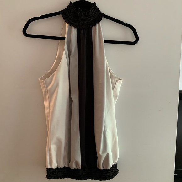 Tri coloured Smart Set halter style sleeveless top - Picture 1 of 8